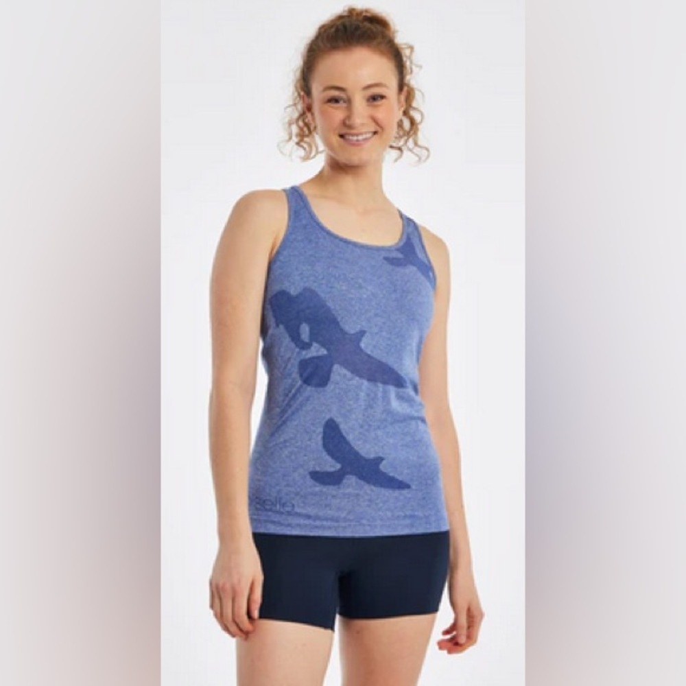 OISELLE FLYTE TEAL TANK WOMEN SIZE XS